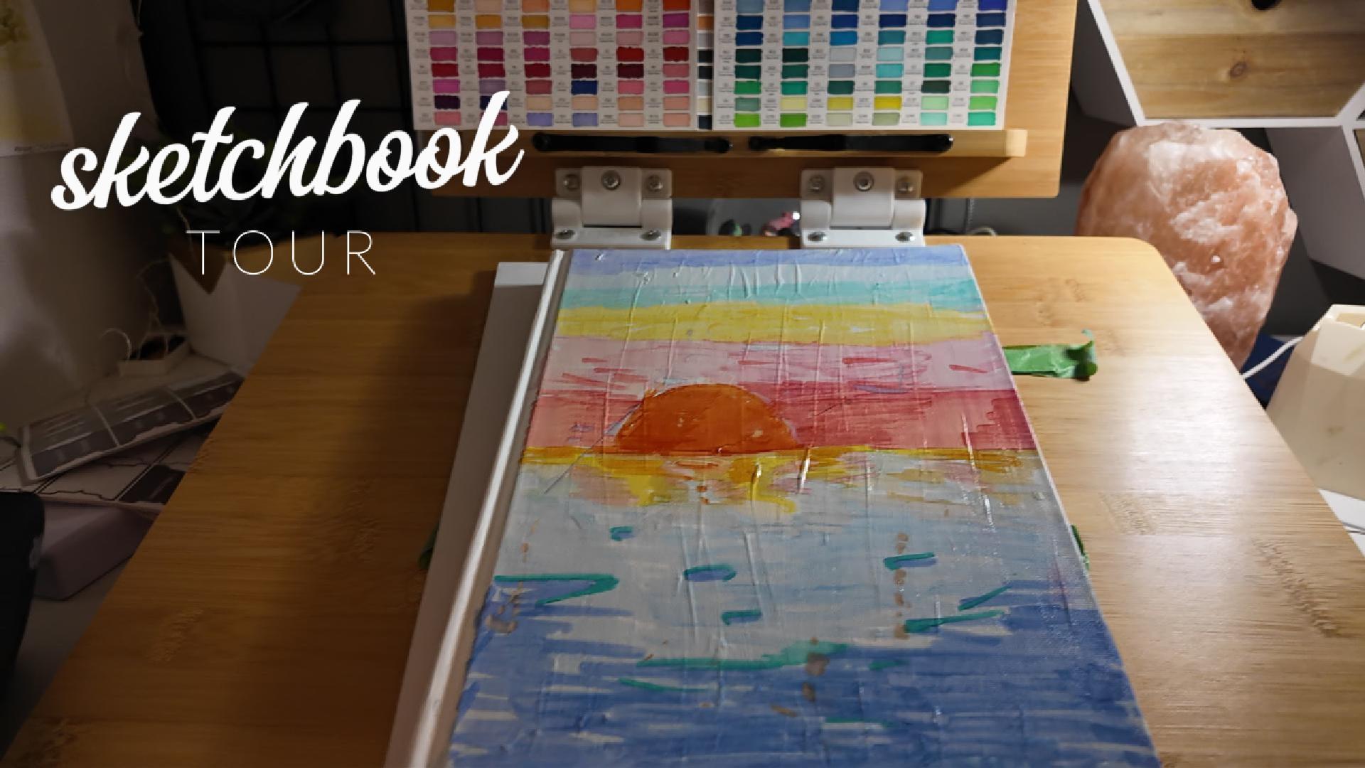 Sketchbook tour! (FIRST YOUTUBE VIDEO)